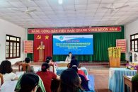 TRIỂN KHAI GÓP Ý DỰ THẢO VĂN KIỆN ĐẠI HỘI ĐẠI BIỂU PHỤ NỮ CÁC CẤP