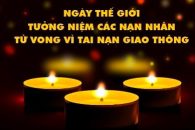 Hưởng ứng “Ngày Thế giới tưởng niệm các nạn nhân tử vong do tai nạn giao thông” 2025